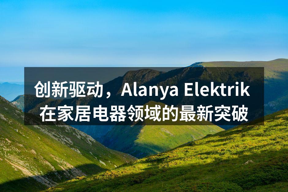 创新驱动，Alanya Elektrik 在家居电器领域的最新突破
